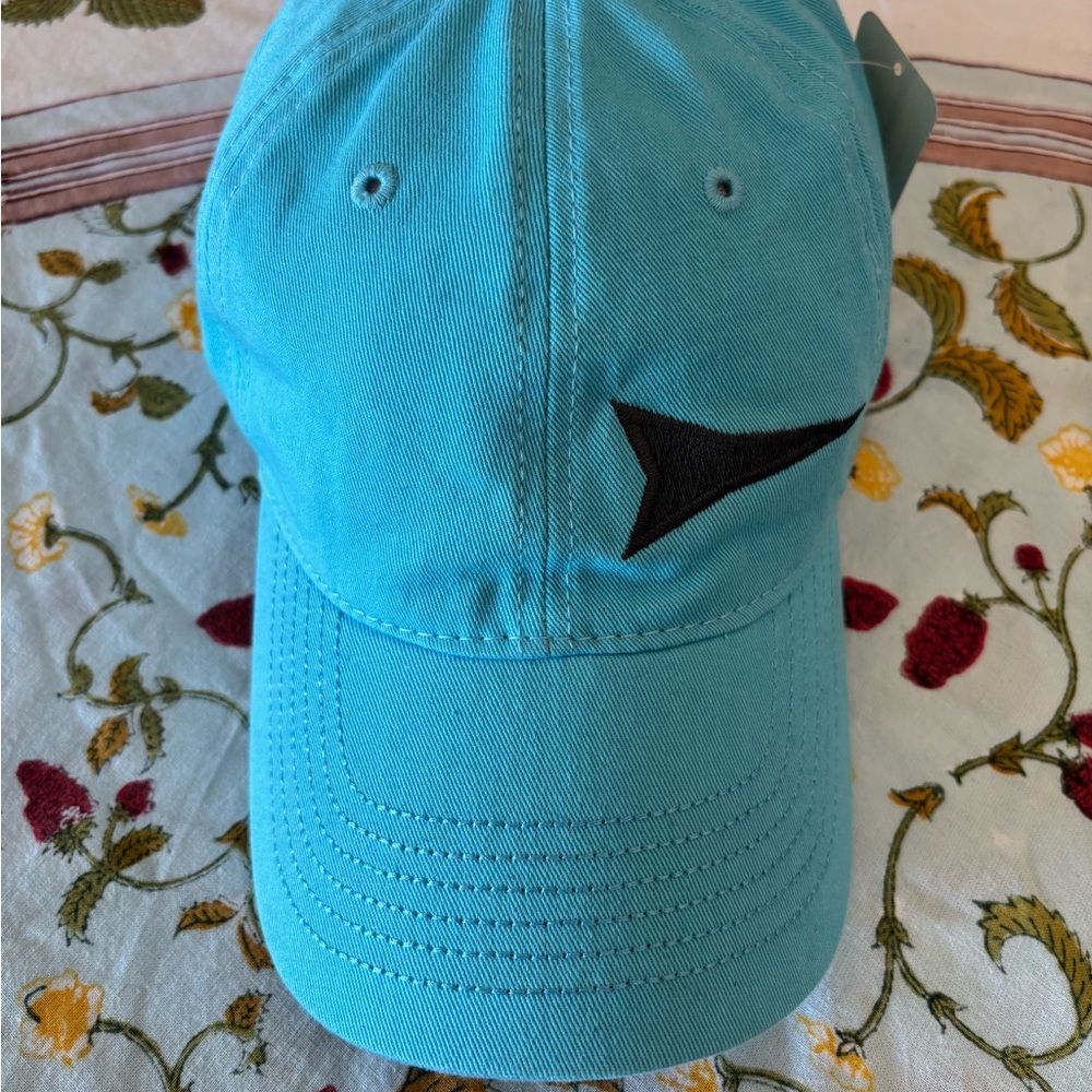 Fast Back Ropes Turquoise Baseball Cap